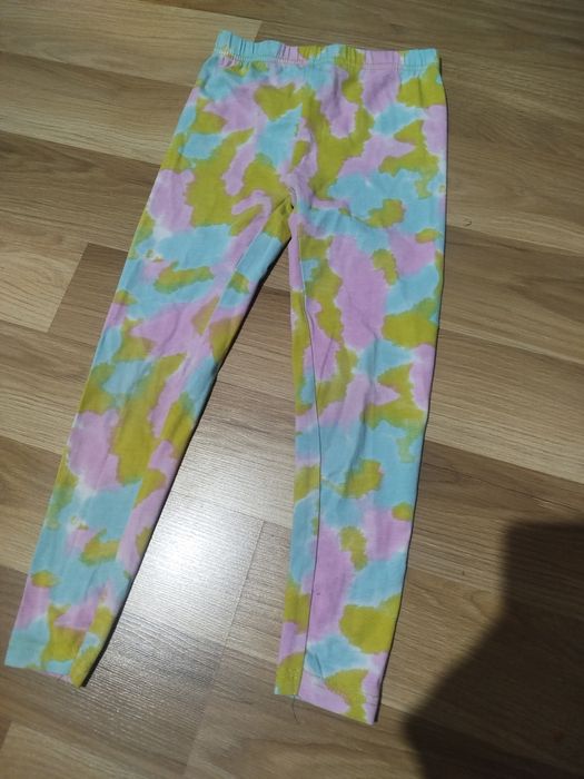 Legginsy tęczowe 116cm