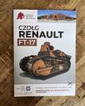 Czołg Renault FT-17 model kartonowy dla najmłodszych modelarzy 1:48