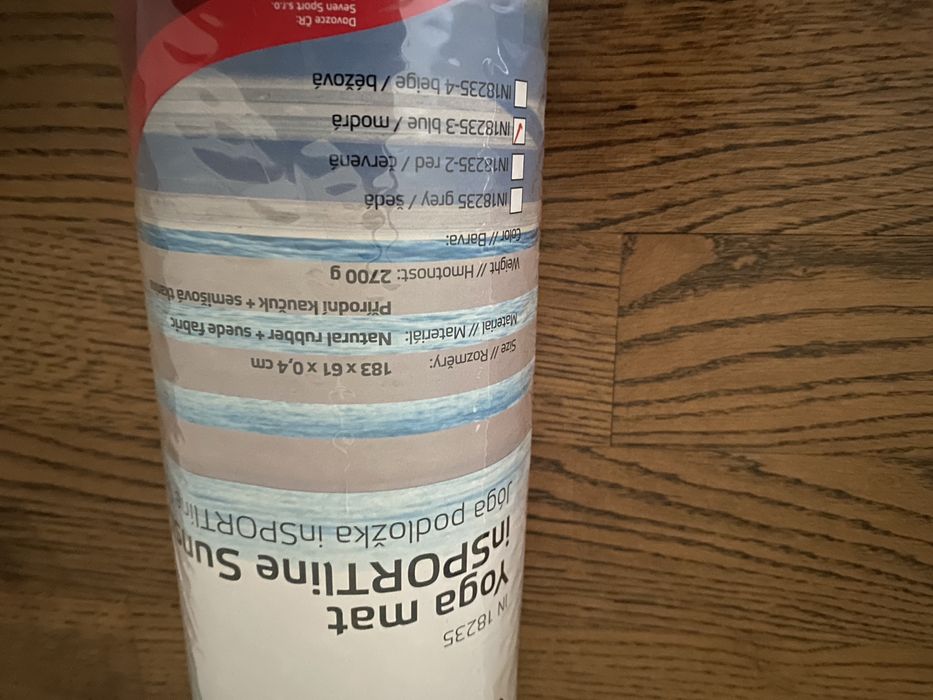 Profesjonalna Mata do jogi kauczuk naturalny