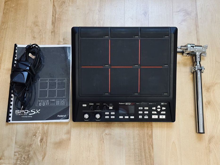 Roland SPD-SX + Ramię DW + mocowanie platforma