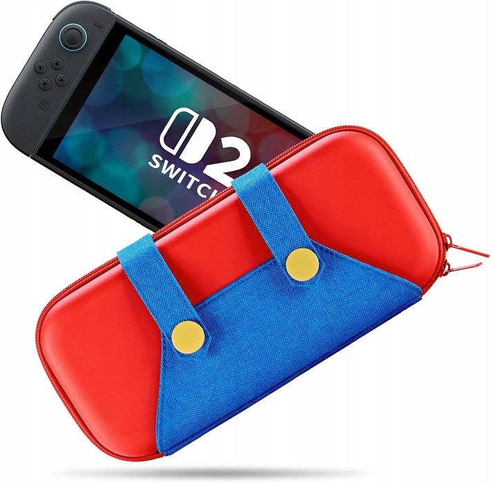 Etui Mario do konsoli Nintendo Switch czerwone