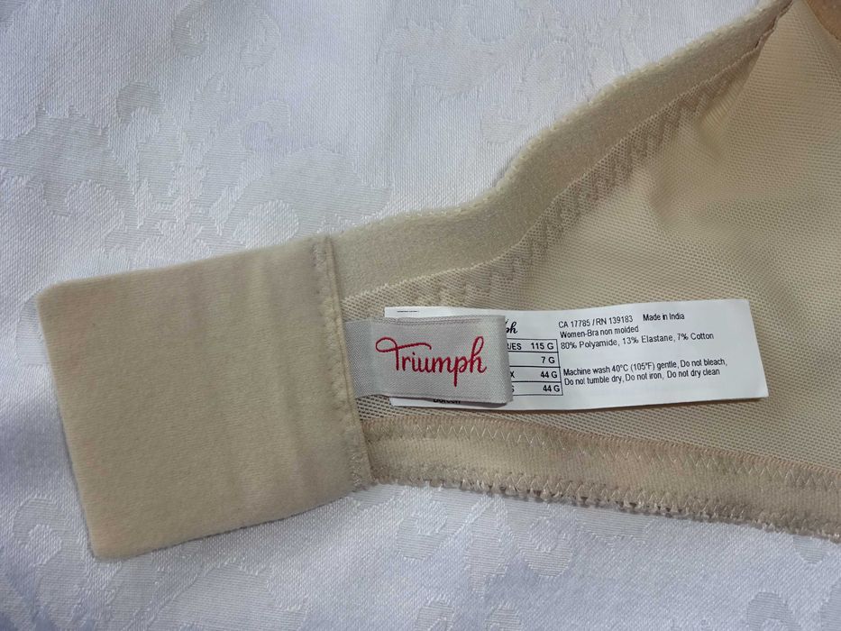 TRIUMPH Doreen biustonosz cielisty beżowy ivory OKAZJA jak nowy 100G