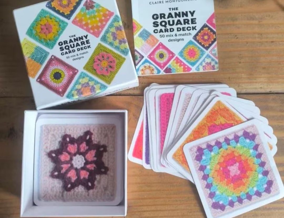 Caixa Cartões Crochê "The Granny Square Card Deck "