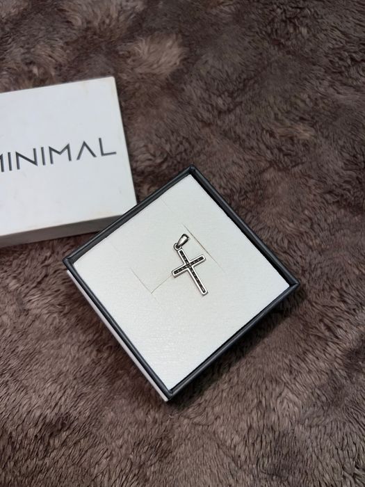Срібний хрестик Minimal