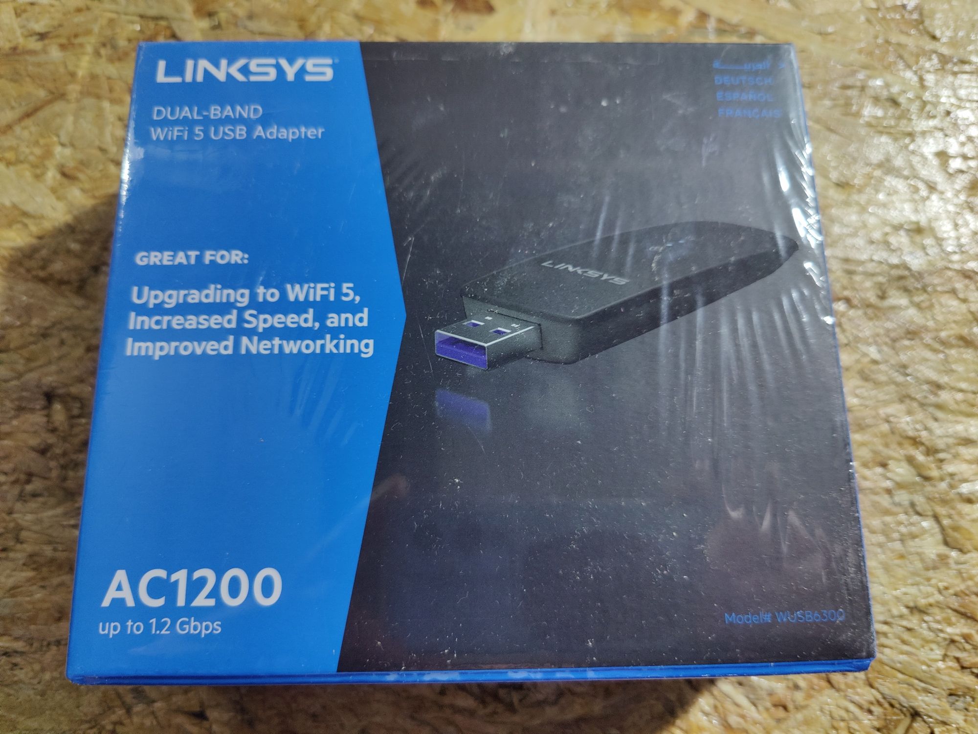 WiF1 5.0 Linksys AC 1200 dual band USB Adapter