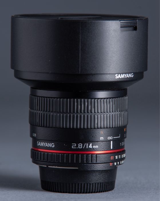 Samyang 14 mm para nikon