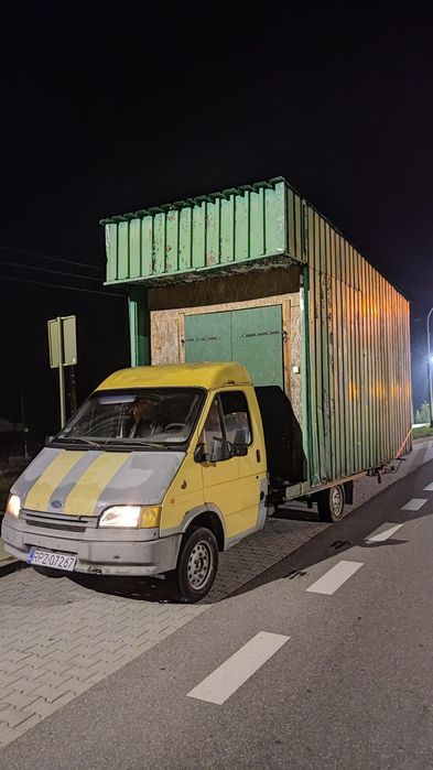 Duży Garaż blaszak kontener przyczepa np.na budowę...stajnia ocieplony