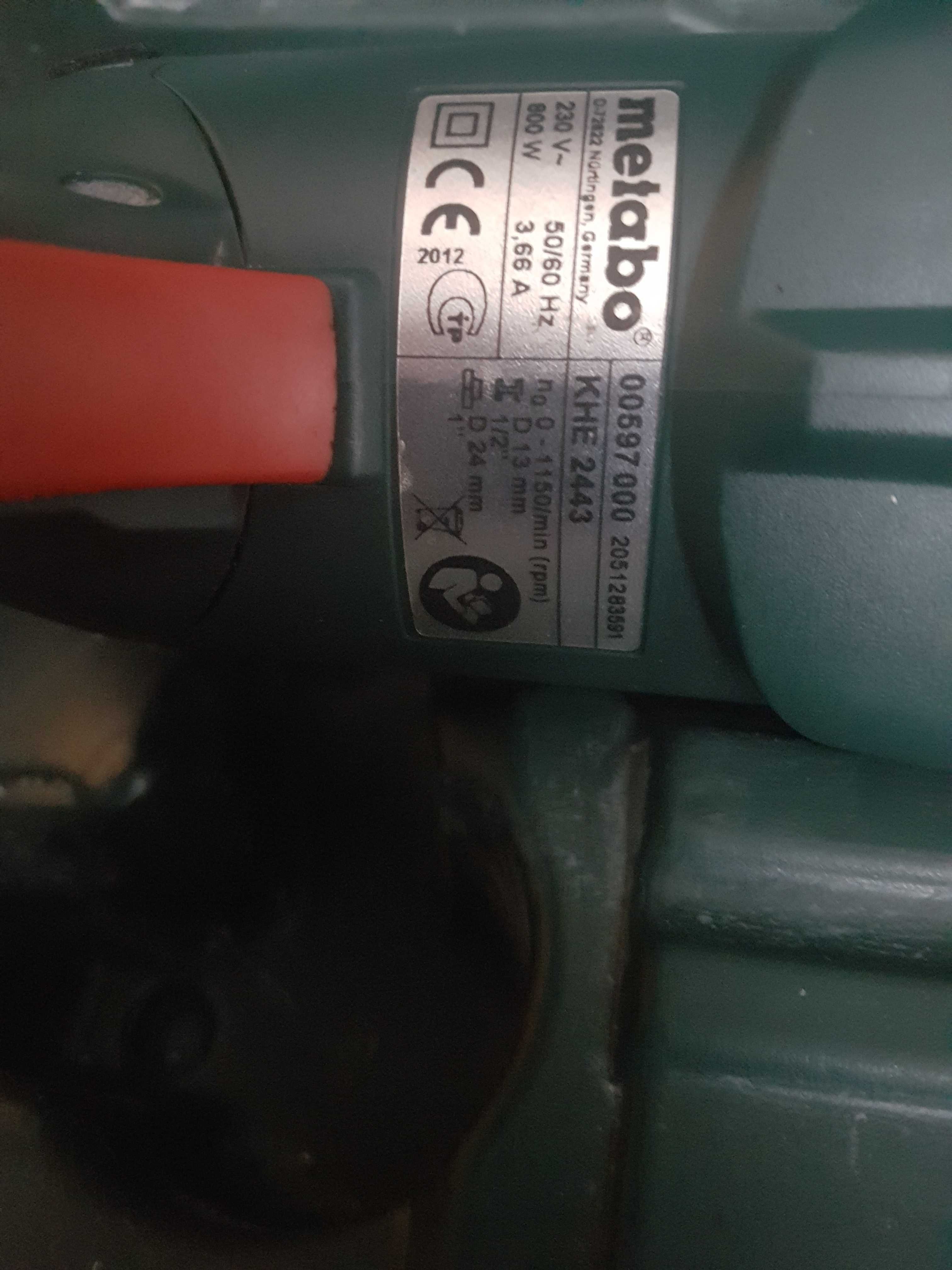 Sprzedam młoto wiertarkę Metabo KHE 2443 na części.