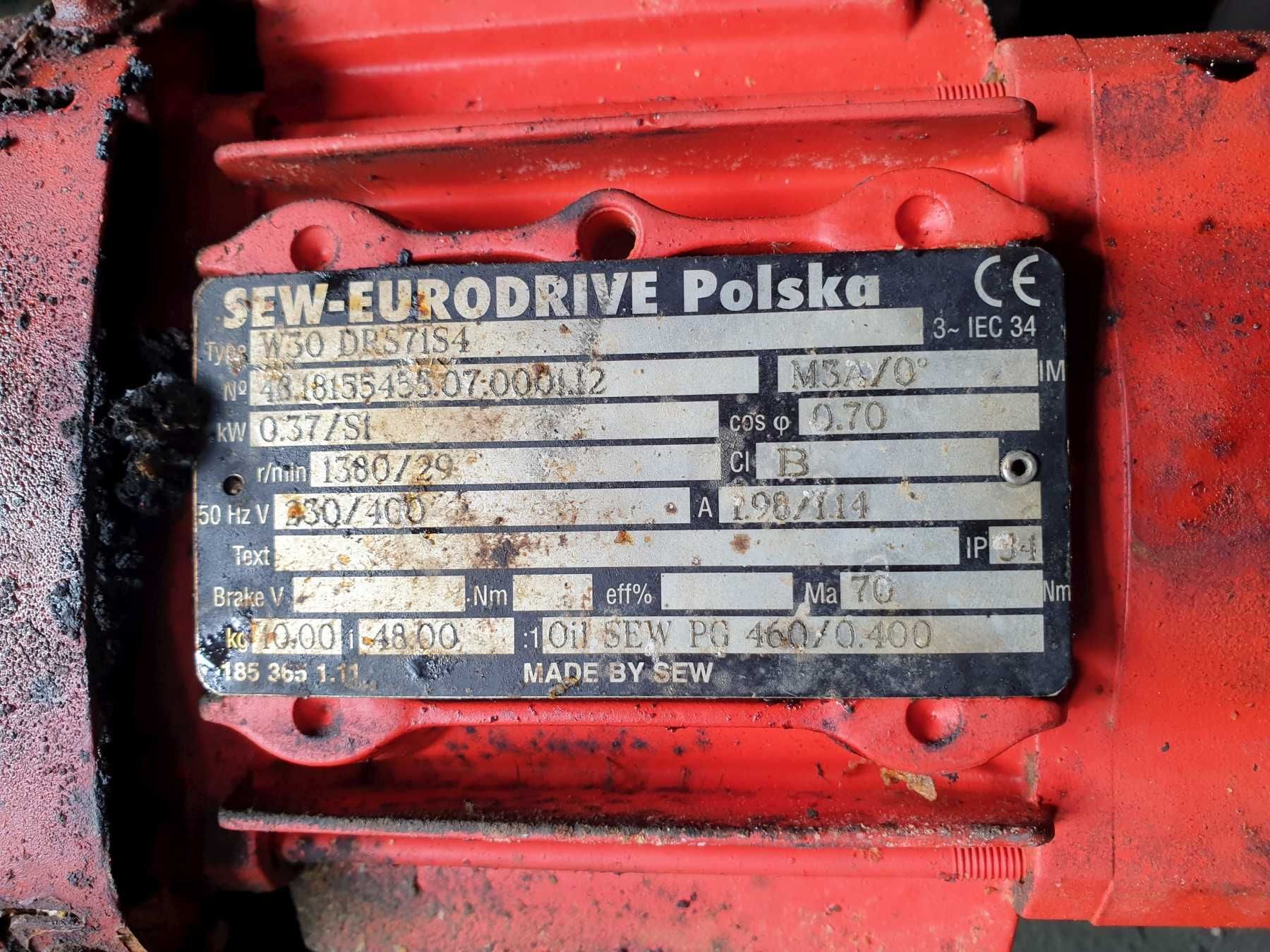 motoreduktor SEW eurodrive W30 drs71S4 przekładnia  silnik elektryczny