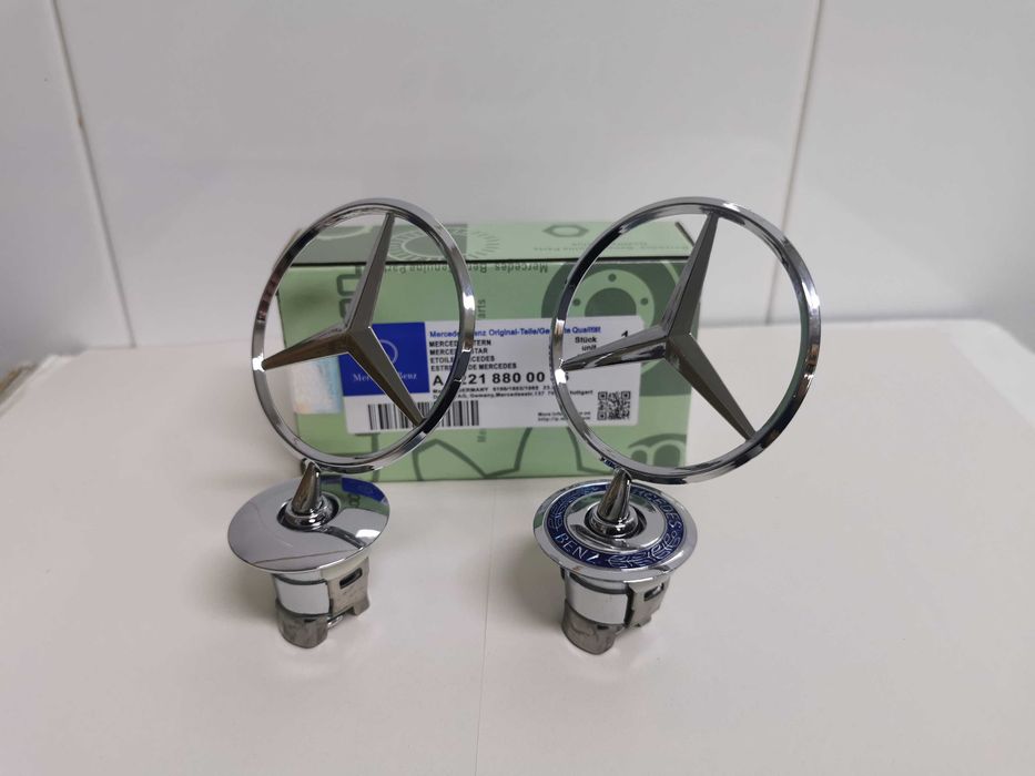 Emblema/ Símbolo/ Estrela capô Mercedes W202/W203/W204/ Etc ( NOVOS )