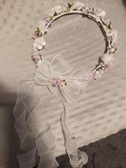 Sukienka komunijna z bolerkiem długość 110 cm