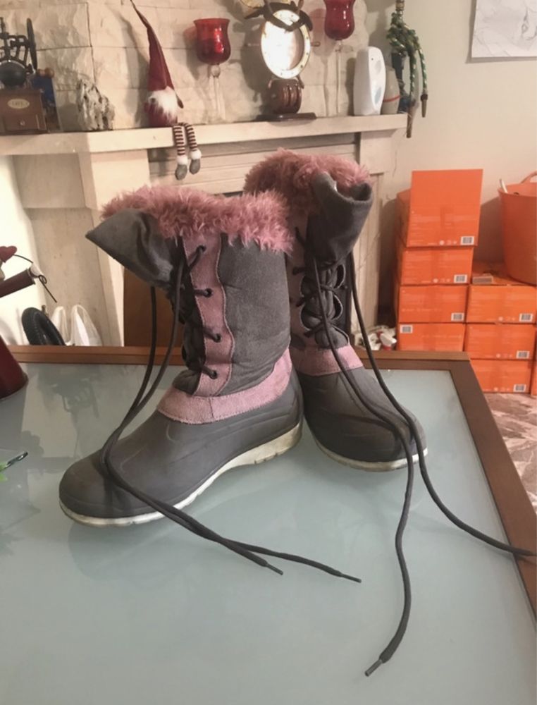 Botas Impermiáveis e Quentes