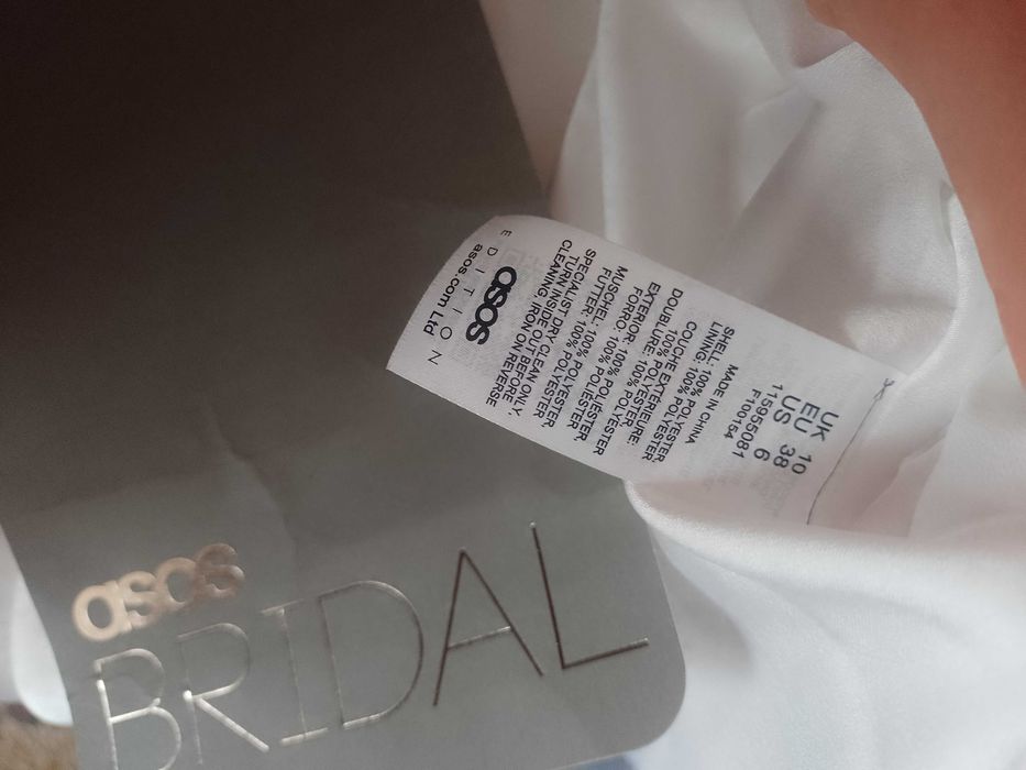 (S/M) ASOS Bridal/ Suknia ślubna z Londynu, NOWA