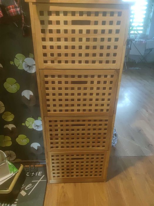 Drewniana Szafka na buty