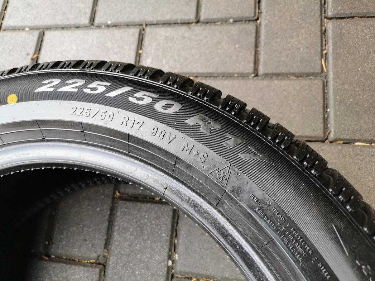 225/50 98V R17 PIRELLI Cinturato Winter2 8mm 2023r Zimowe Opony 4szt