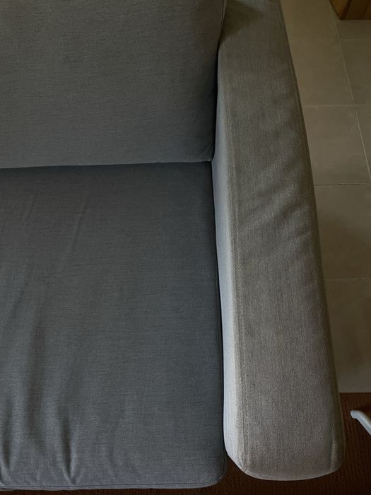 sofa cinzento ikea