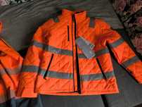 Dwuczęściowa kurtka kamizelka würth ciepła softshell L
