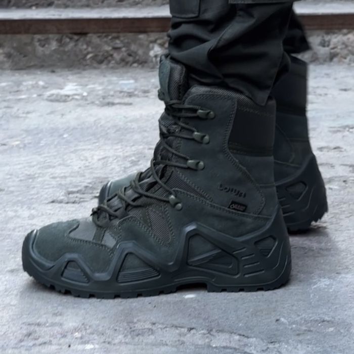 Ботинки lowa zephyr высокие хаки зеленые новые берцы олива тактические