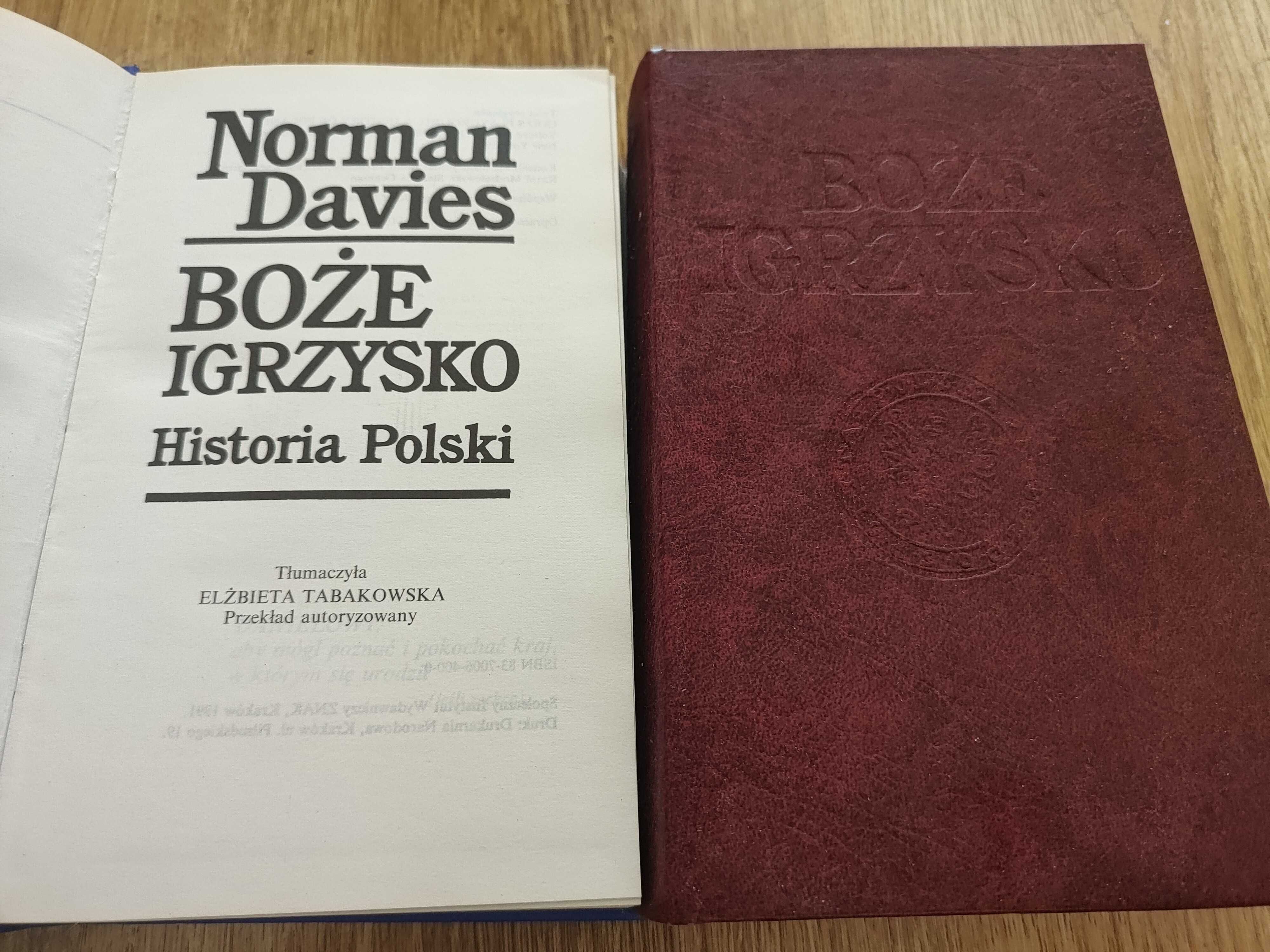 Boże Igrzysko Norman Davies tom. 1 i 2