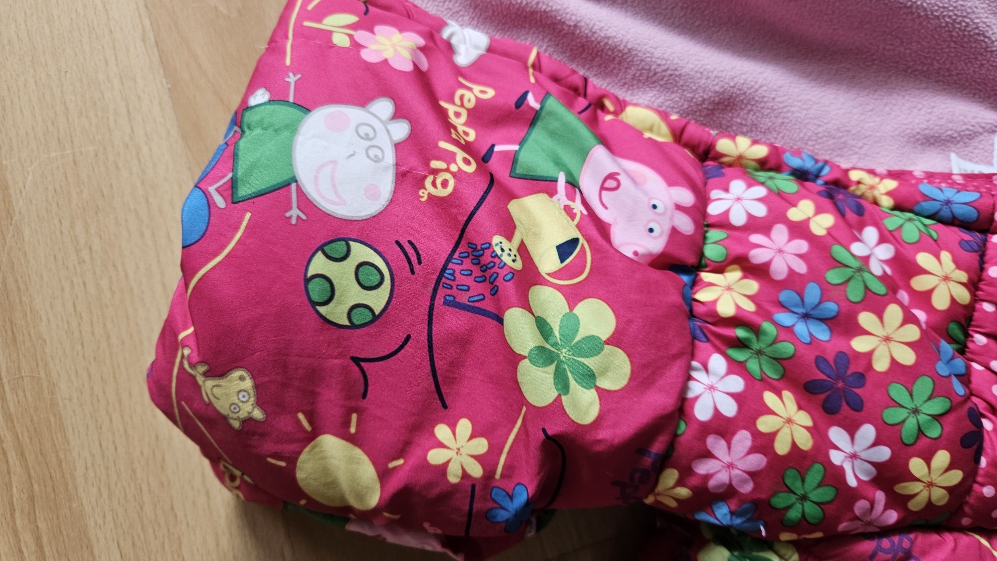 Kurtka next 6-9m 74 68 różowa swinka peppa pig peppe