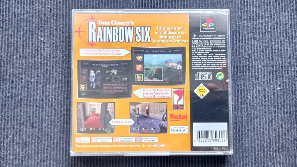 Gra Tom Clancy's Rainbow Six na konsolę PSX (PS1)