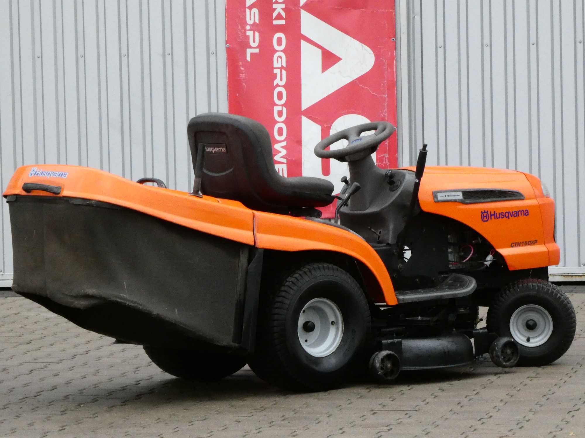 Traktor kosiarka Husqvarna V2 KAWASAKI 18HP Hydro Kosz (201207) Baras