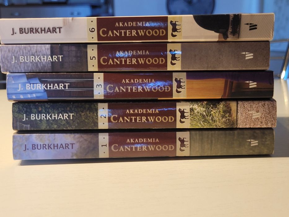 Seria książek Akademia Canterwood tomy 1,2,3,5,6