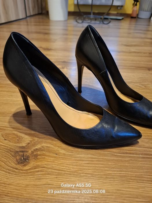 Czarne Szpilki 10cm