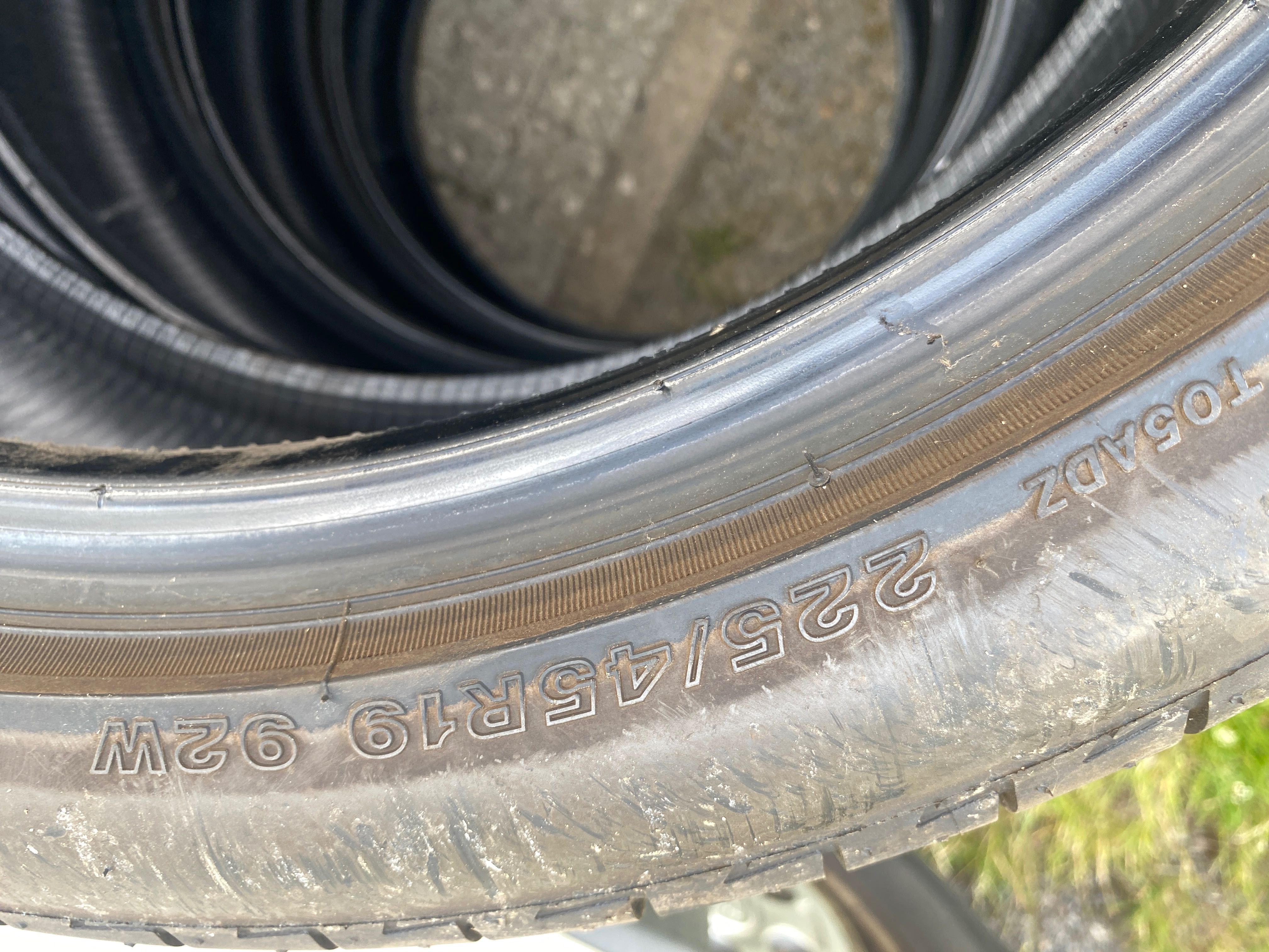Opony Lato 4 szt. 225/45R19 BRIDGESTONE TURANZA Nowe/Demo 2022r.