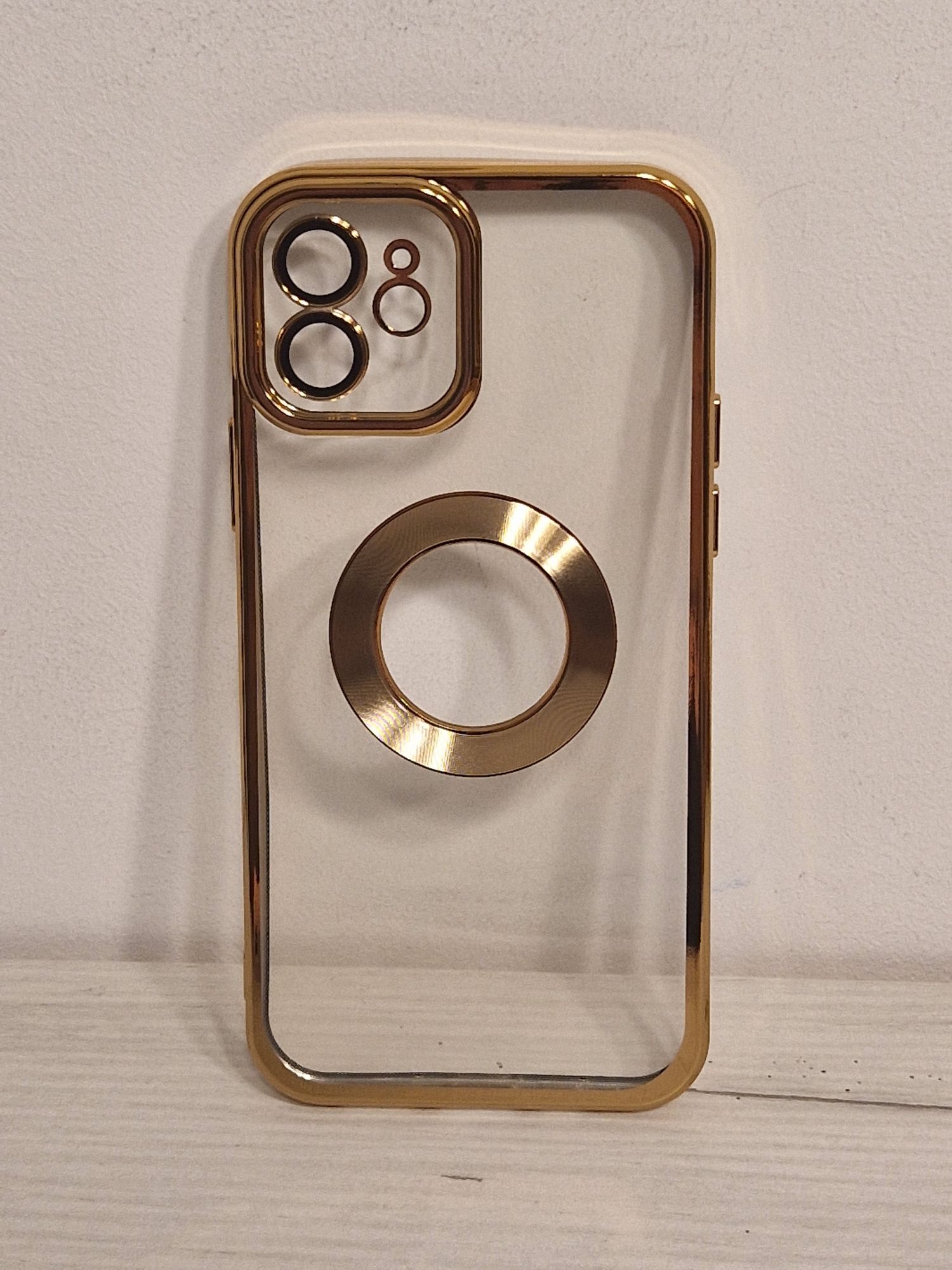 Beauty Clear Case do Iphone 12 złoty