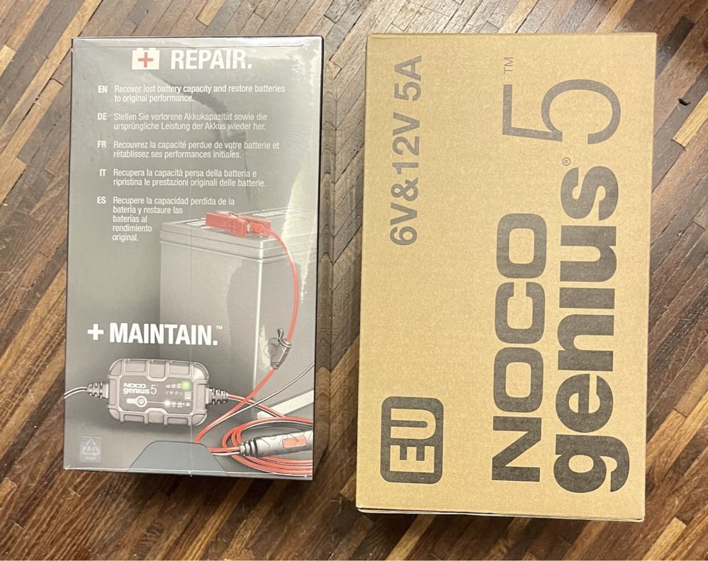 5A NOCO GENIUS 5 6V/12V Inteligentna ładowarka litowo-jonowych AGM