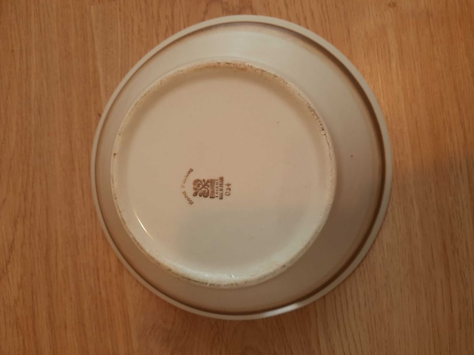 Ręcznie malowana kultowa porcelana prl, fajans Włocławek ,Koło