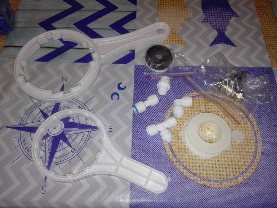 Sistema osmose 5 filtros com bomba e tanque