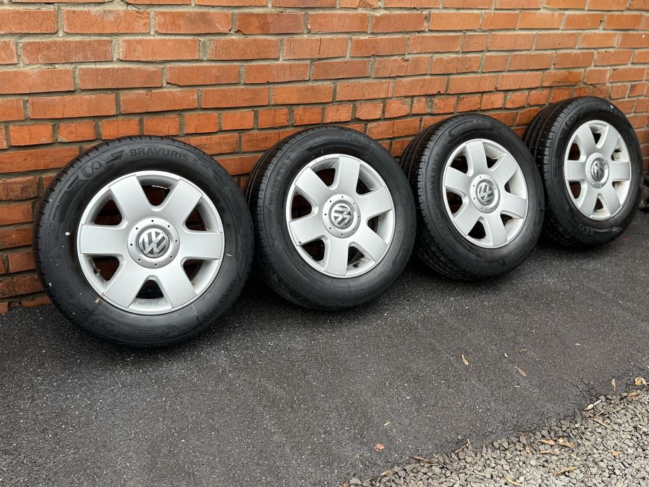 Комплект Диски резина літо Фольцваген Гольф Тоуран Каді Пасат R15 5112