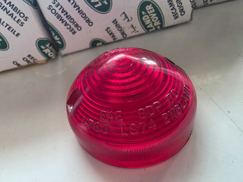 Land Rover Serie II, IIa e III lentes de stop e piscas