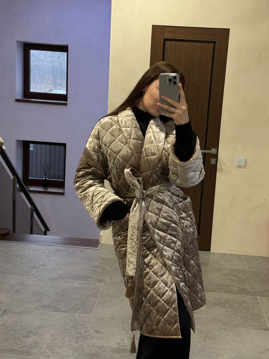 Пальто стьобане жіноче