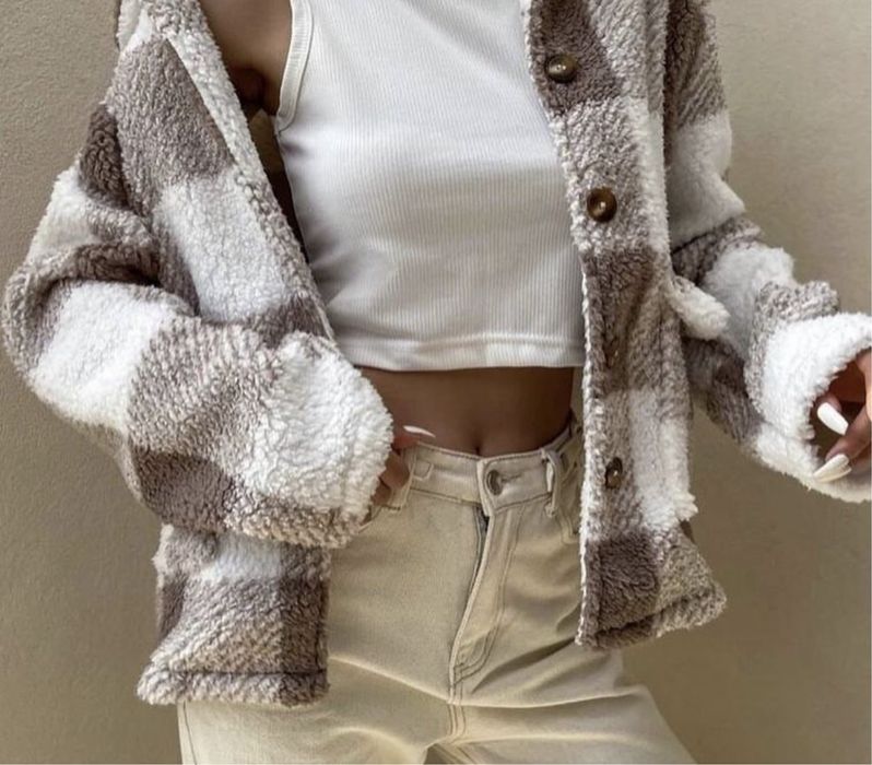 Сорочка у клітинку тепла Тедді