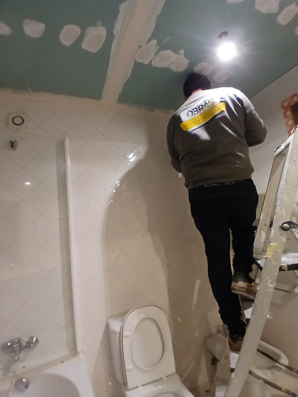 Obras de remodelação e construção