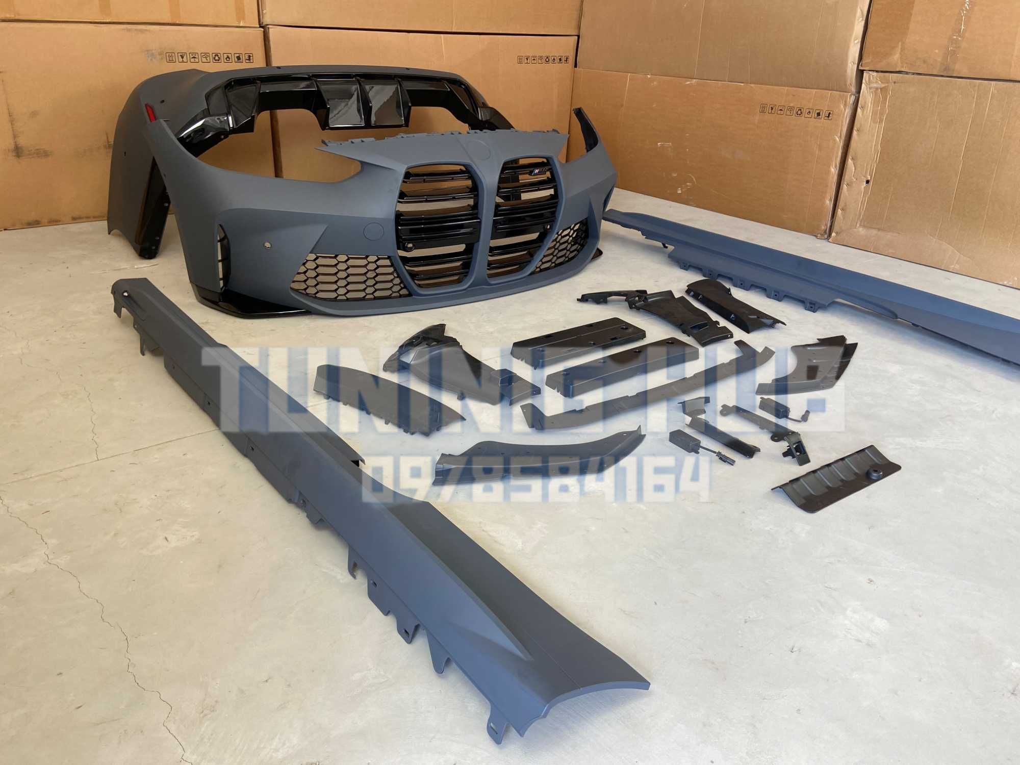 обвес bmw g22 G23 G26 M4 бампер бмв г22 г23 г26 м4 решетка диффузор