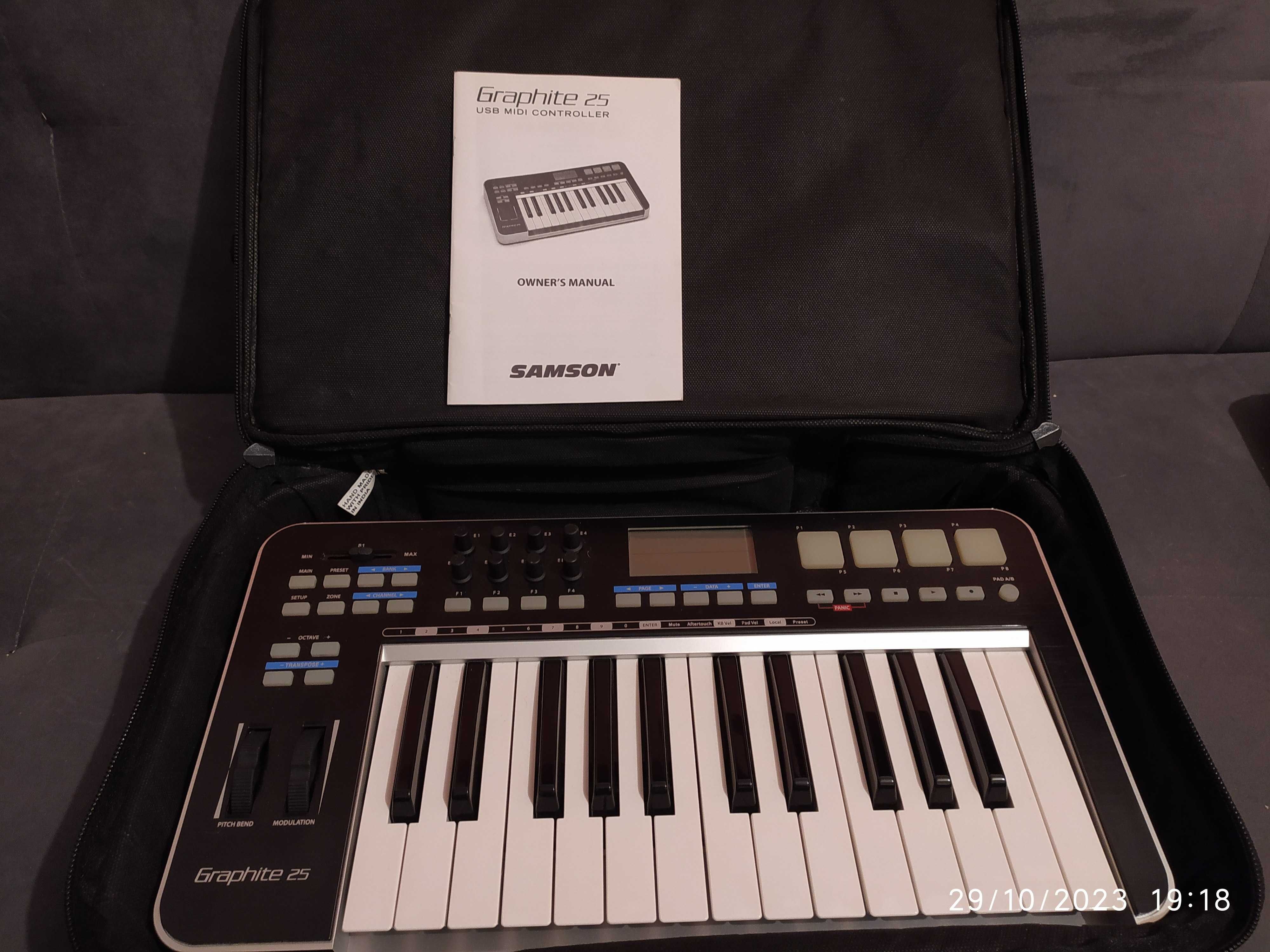 Controlador Midi – Samson Graphite 25