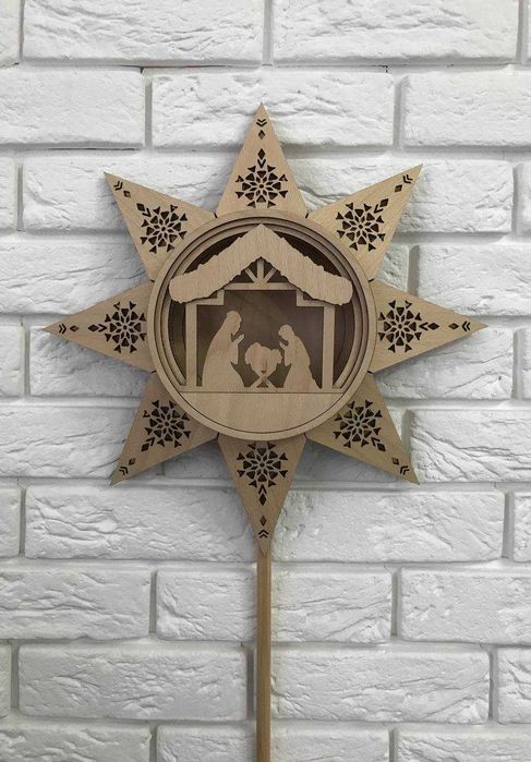 Різдвяна зірка. Новорічний декор