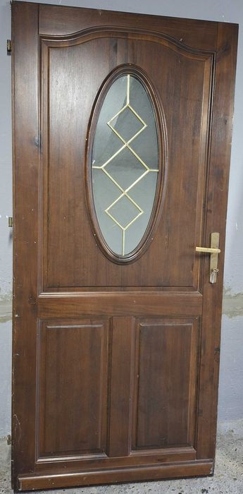Drzwi drewniane zewnętrzne 90 x 200 + ościeżnica drewniana