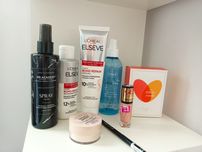 Avon perfum love Loreal elseve odżywki mgiełka ochrona puder Eveline k