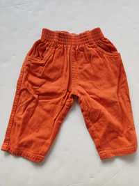 Pomarańczowe spodnie 80