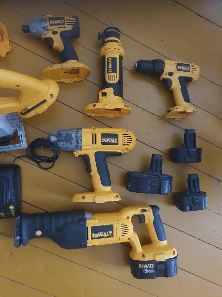 Zestaw narzedzi dewalt 18 v i 12 v