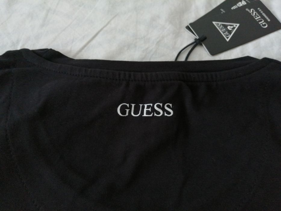 NOWY damski longsleeve Guess bluzka GG koszulka z rękawem XL 42