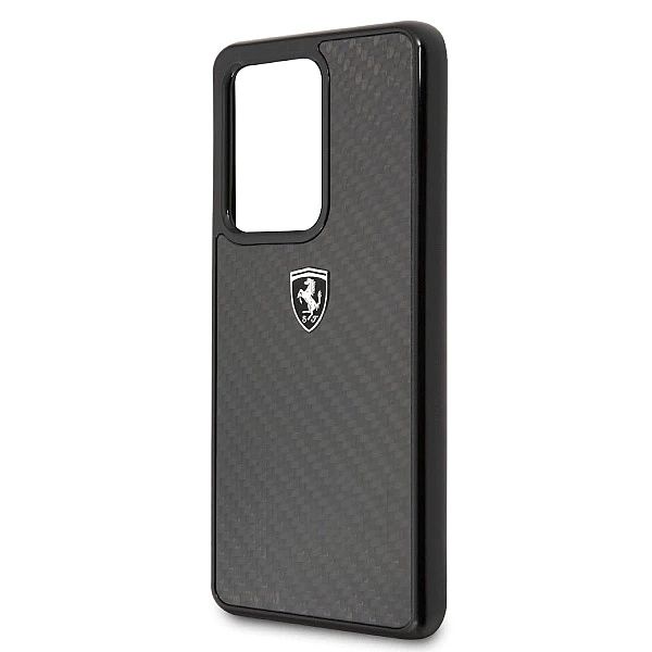 Etui Ferrari Carbon Heritage na Samsung Galaxy S20 Ultra - czarne