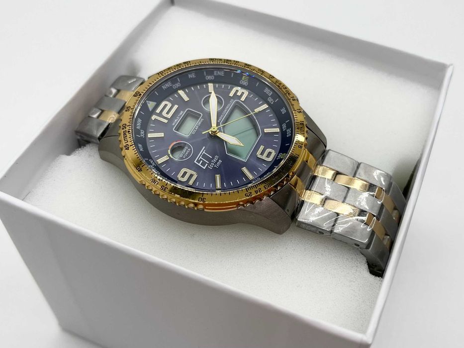Zegarek męski ETT EchoTech Time EGT-115.76-31M Tytan