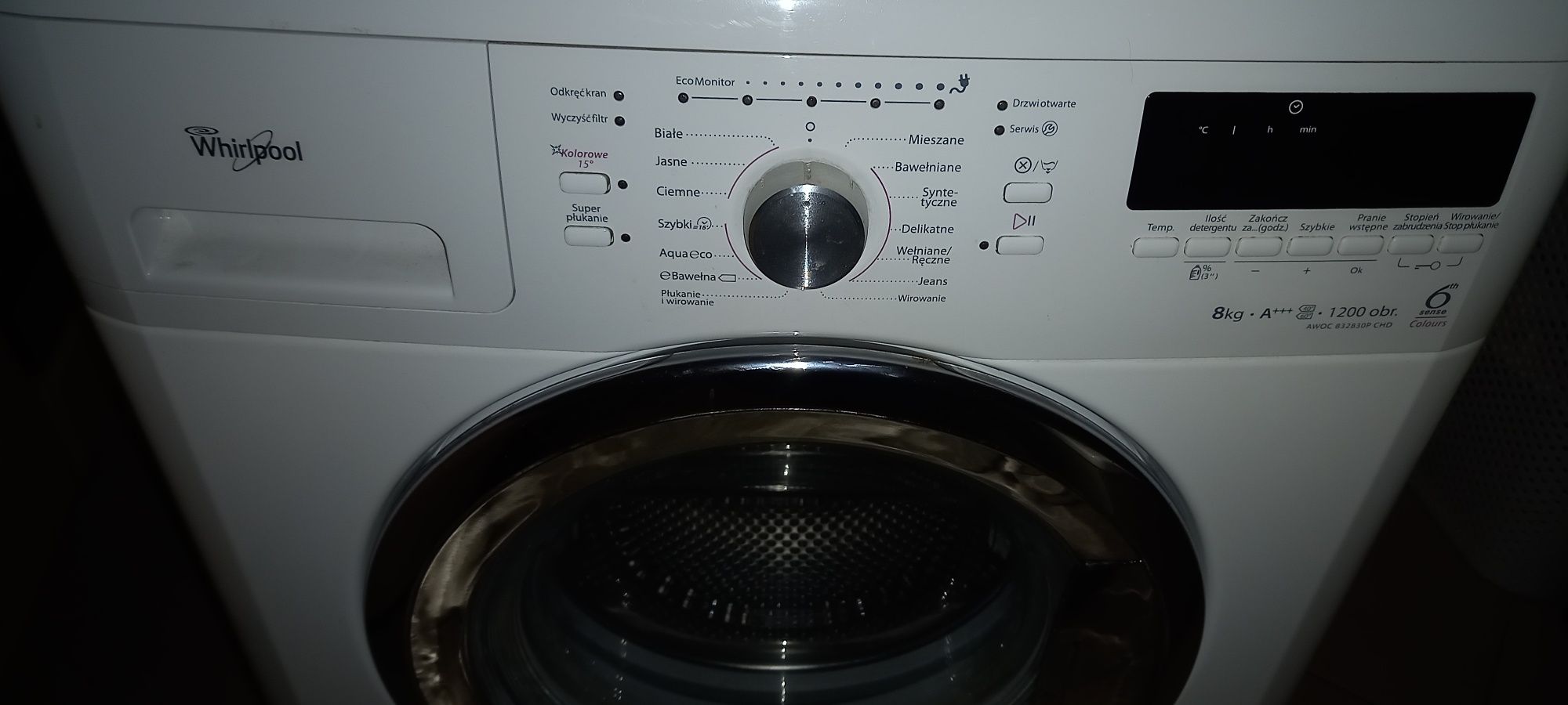 Pralka Whirlpool USZKODZONA