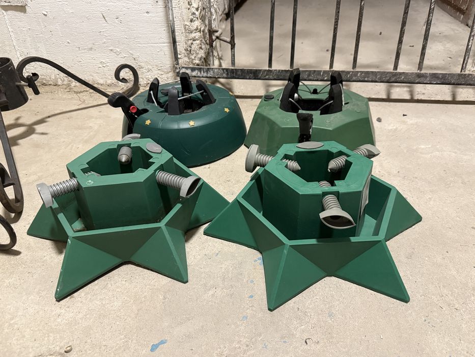 Stojak na choinke stojaki komplet 6 sztuk